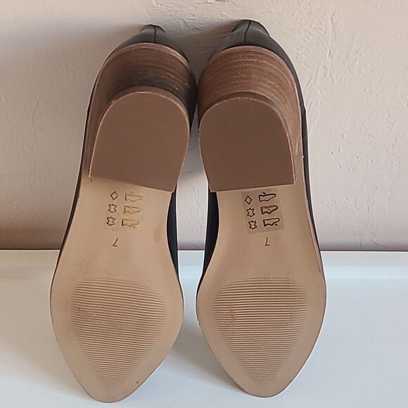 Madewell Sonia Low Leather Chelsea Booties Black Size 7 - Picture 11 of 14